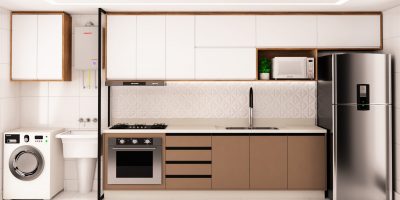 Cozinha planejada para apartamento pequeno
